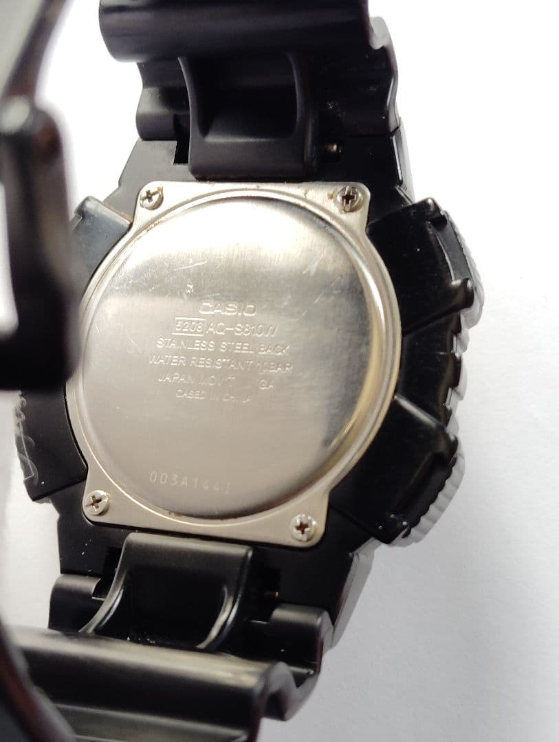 Casio Digital Watch with Tough Solar, 5 Alarms, Black, Model AQ-S810W — Japan Import