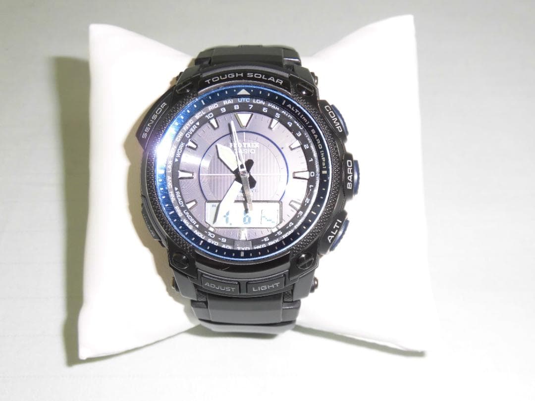 Casio Pro-Trek PRW-5050BN Model Watch with Multi-Function Features — Japan Import
