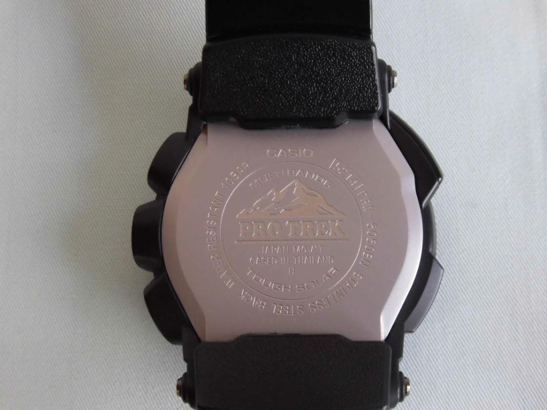 Casio Pro-Trek PRW-5050BN Model Watch with Multi-Function Features — Japan Import