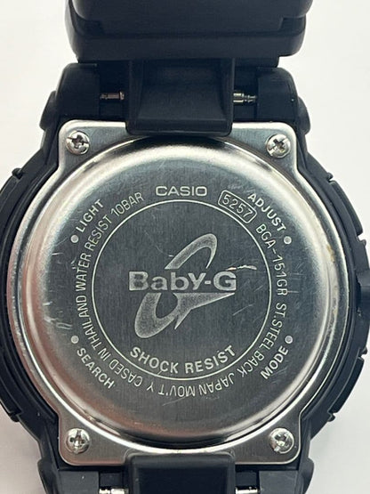 Baby-G Cosmic Index Series BGA-151GR Women Digital Watch with Shock Resistance — Japan Import