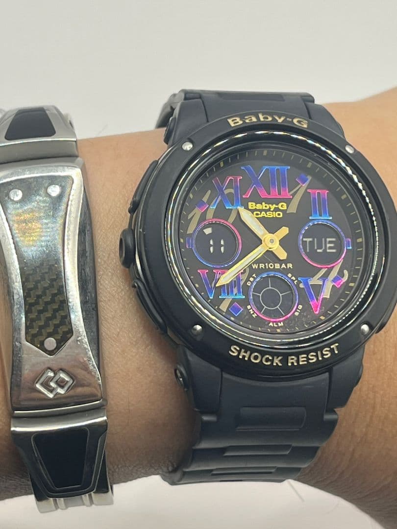 Baby-G Cosmic Index Series BGA-151GR Women Digital Watch with Shock Resistance — Japan Import