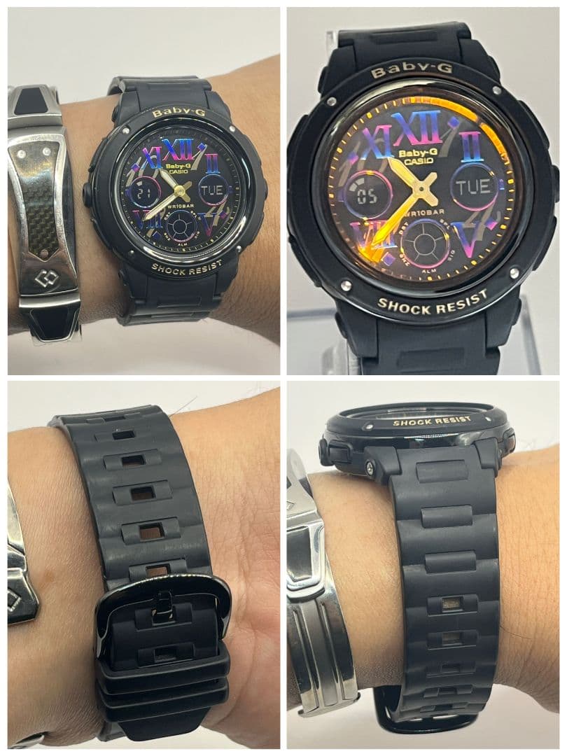 Baby-G Cosmic Index Series BGA-151GR Women Digital Watch with Shock Resistance — Japan Import