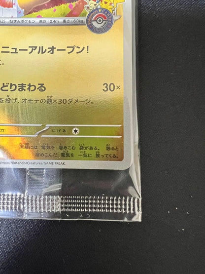 Unopened Pokemon Eastern Pikachu Promo Card from Japan Tohoku region in protective sleeve