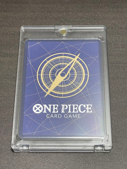 One Piece Perona Trading Card stored in double-layered sleeve with magnet loader and UV-cut sleeve