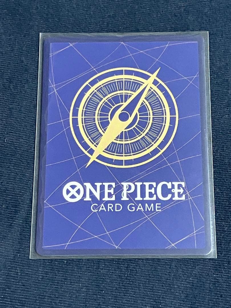 One Piece Boa Hancock P-066 trading card shown against white background with protective sleeve