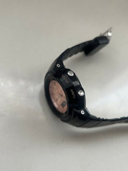 Casio G-Shock Mini Watch Analog Digital Black and Rose Pink