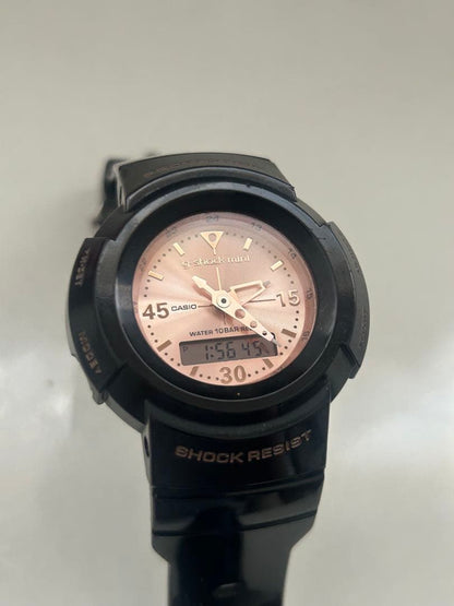 Casio G-Shock Mini Watch Analog Digital Black and Rose Pink