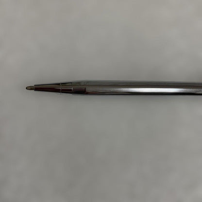 Cross Silver Ballpoint Pen with metallic finish shown with its dedicated case