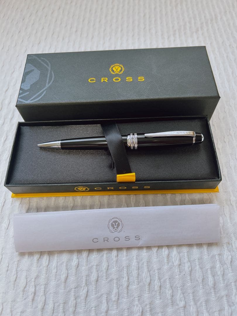 Cross Bailey Light Oil-based Ballpoint Pen Black Twist Model Office Writing Tool — Japan Import