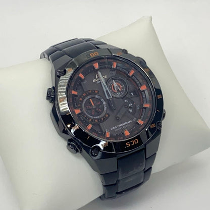 Casio Edifice - Black Watch with Chronograph - Japan Import