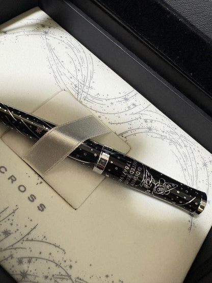 Cross Disney 110th Anniversary Fantasia black and silver ballpoint pen with engraved serial number