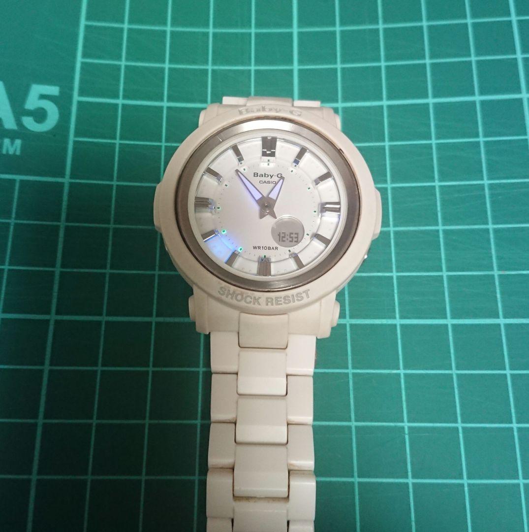 Baby-G Series BGA-300 Digital Analog Watch White Japan Import