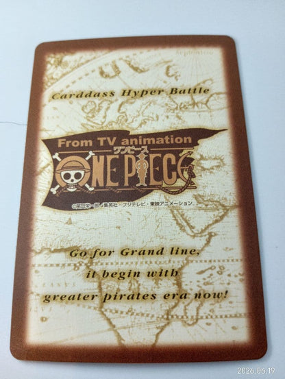 Bandai One Piece Carddass Hyper Battle Zoro C114 hologram Killer card from 2000, Japan import