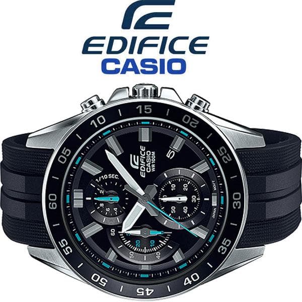 Casio Edifice Imported Men's Watch Chronograph 100m Water-Resistant Japan Import