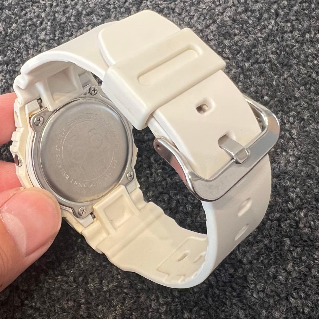 Casio G-Shock Watch White Collaboration with Kinashi Cycle