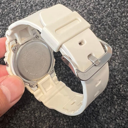 Casio G-Shock Watch White Collaboration with Kinashi Cycle