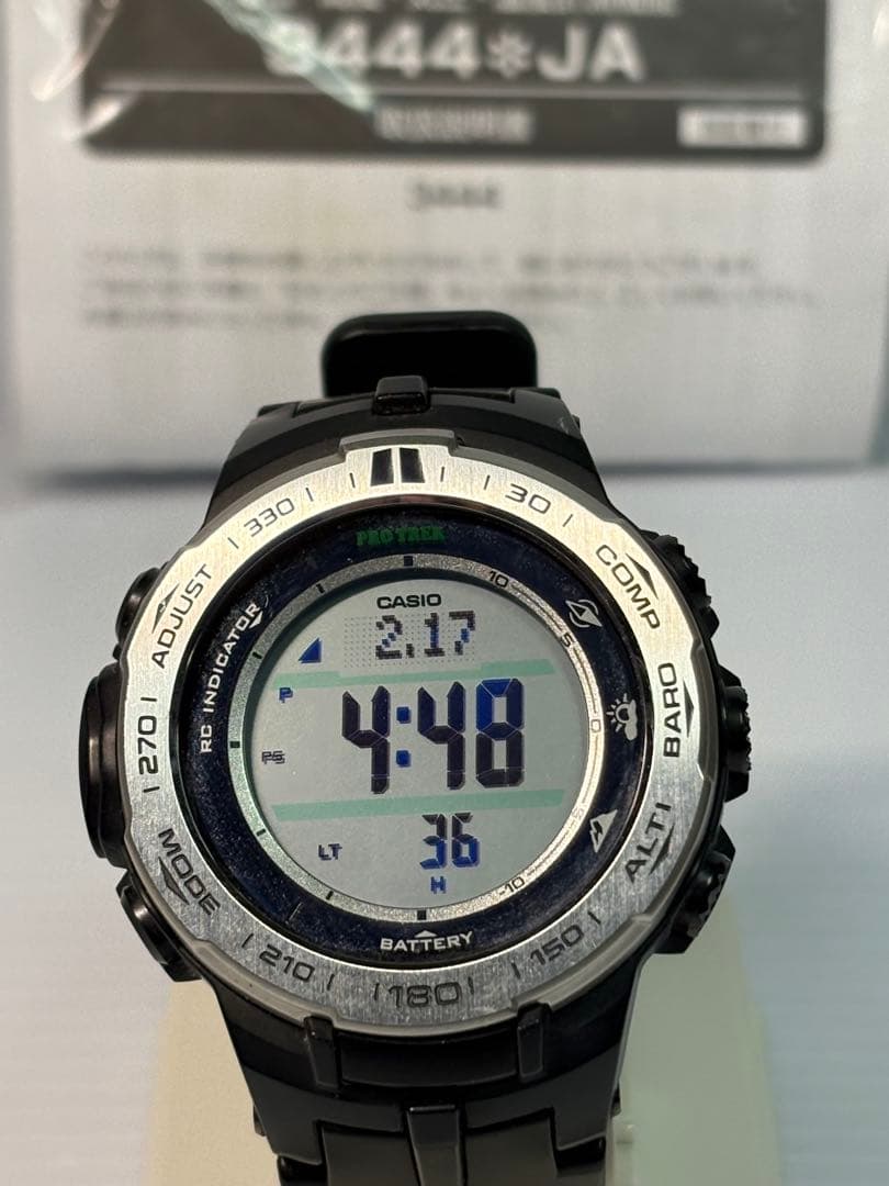 Casio Pro Trek PRW-3100-1JF Radio Solar Watch with Manual Japan Import