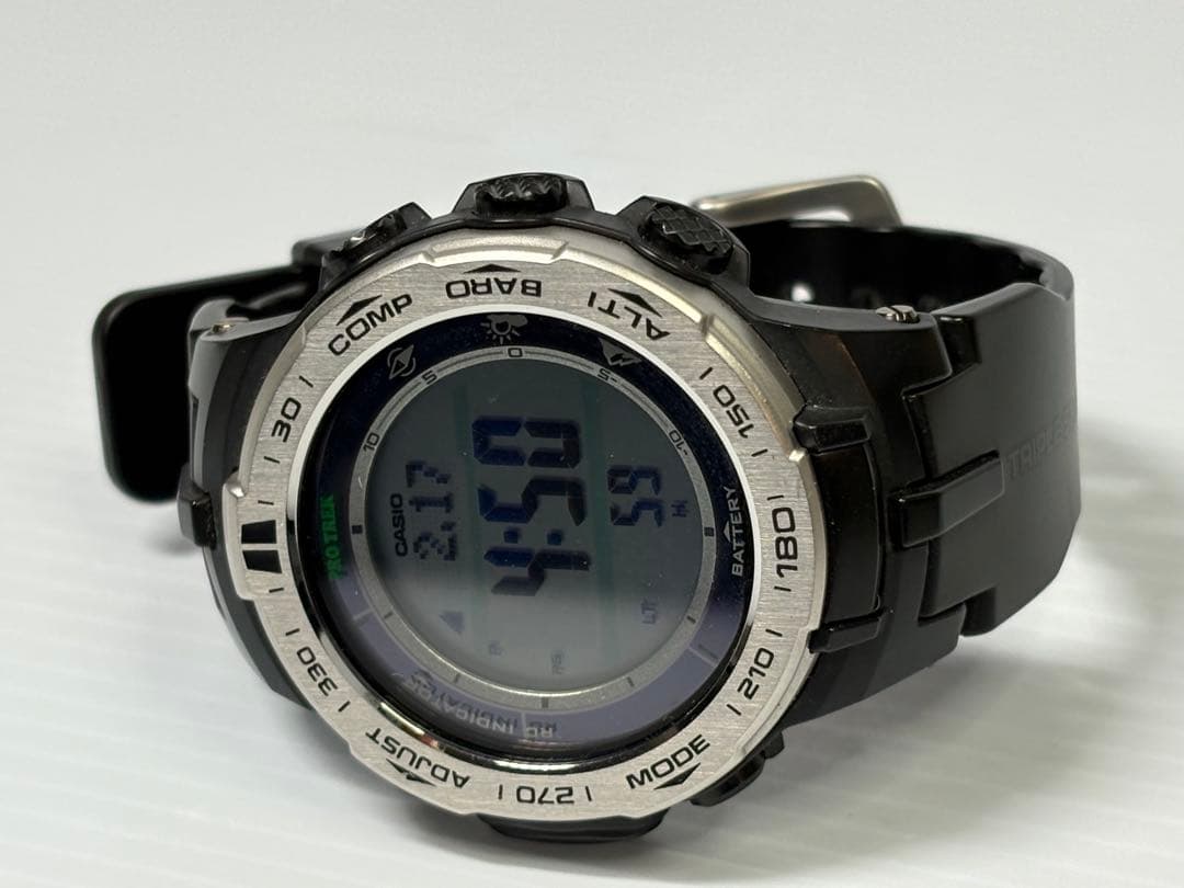 Casio Pro Trek PRW-3100-1JF Radio Solar Watch with Manual Japan Import