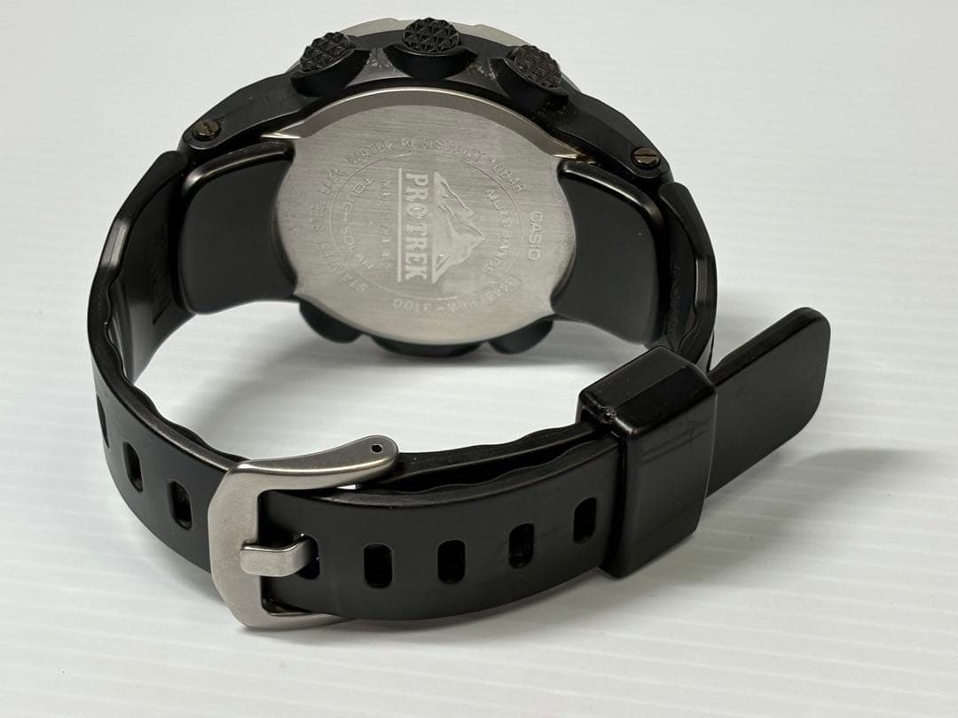 Casio Pro Trek PRW-3100-1JF Radio Solar Watch with Manual Japan Import