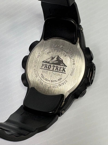 Casio Pro Trek PRW-3100-1JF Radio Solar Watch with Manual Japan Import