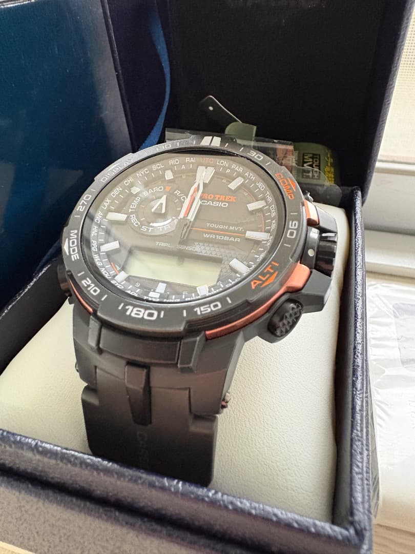 Casio PROTREK PRW-S6000Y 5365P-JA Digital and Analog Watch — Japan Import