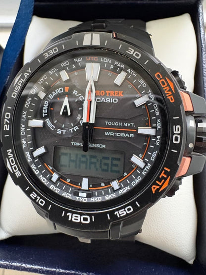 Casio PROTREK PRW-S6000Y 5365P-JA Digital and Analog Watch — Japan Import