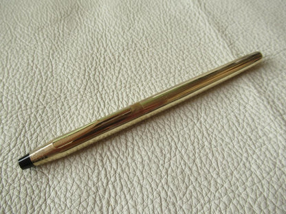 Cross Century 10K Gold Filled Fountain Pen 14K M Nib with Box Japan Import