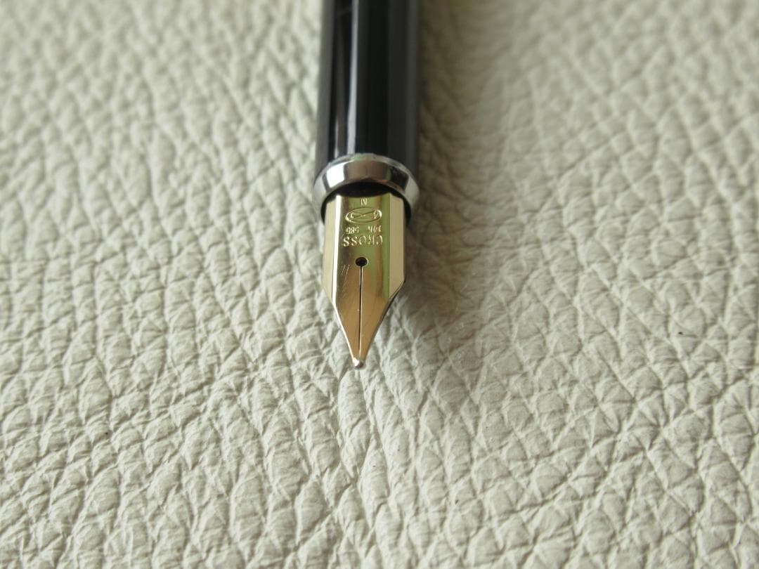 Cross Century 10K Gold Filled Fountain Pen 14K M Nib with Box Japan Import