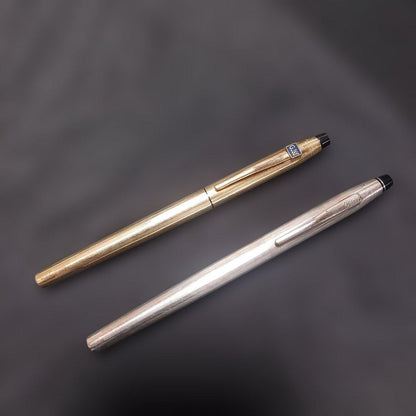 Kinko Plus Gold and Silver Plated Cross Ballpoint Pen Set