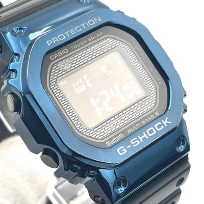 Casio G-Shock GMW-B5000G-2JF Bluetooth Radio Solar Watch with Blue Color — Japan Import