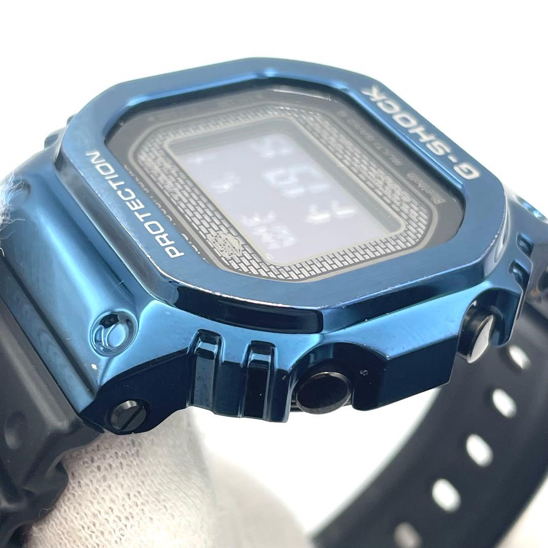 Casio G-Shock GMW-B5000G-2JF Bluetooth Radio Solar Watch with Blue Color — Japan Import