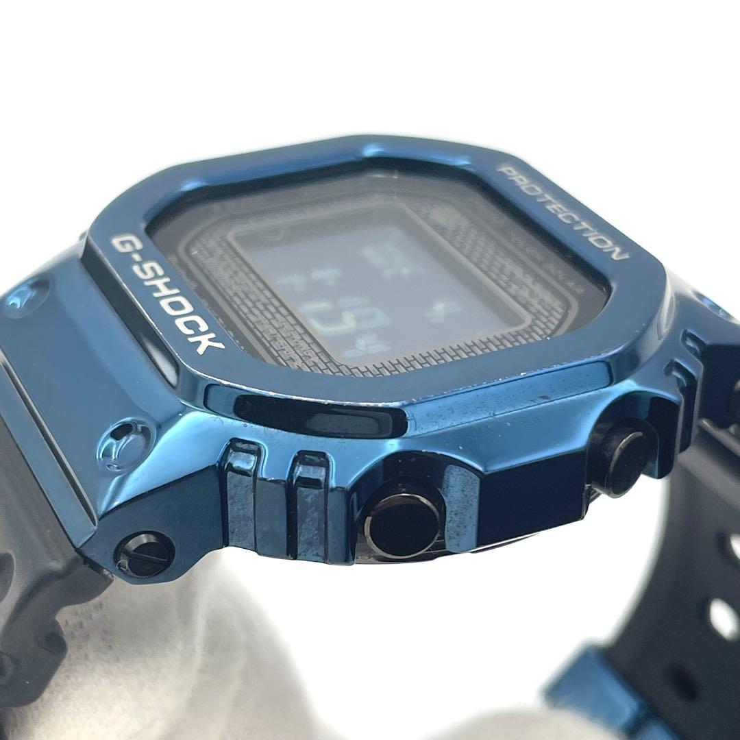 Casio G-Shock GMW-B5000G-2JF Bluetooth Radio Solar Watch with Blue Color — Japan Import
