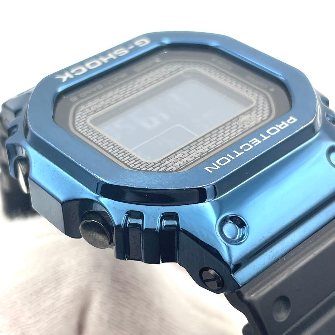 Casio G-Shock GMW-B5000G-2JF Bluetooth Radio Solar Watch with Blue Color — Japan Import