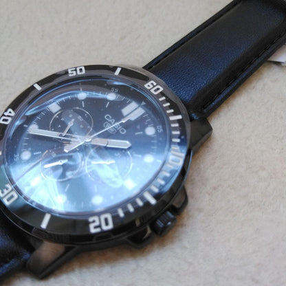 Casio Import Model Black Metallic Multi-Function Watch Waterproof 30M