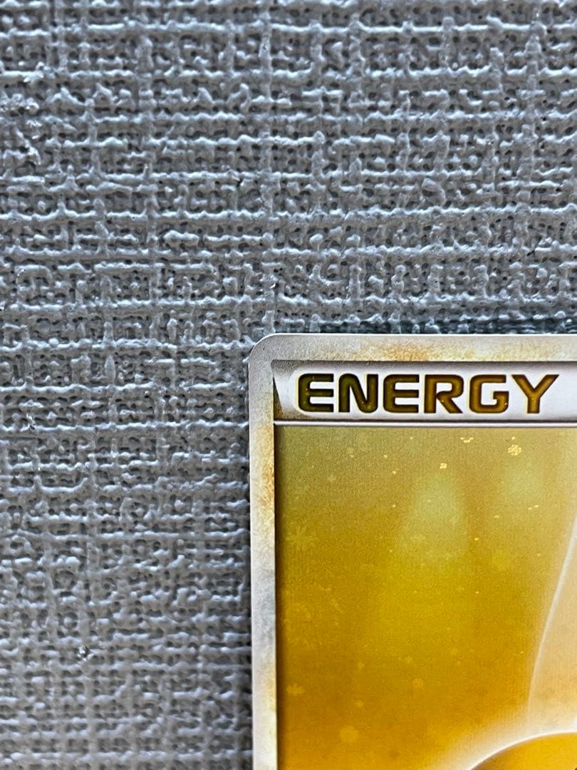 Legend L-P Promo Basic Thunder Energy Blizzard Pokémon card with large ball swirl holo in sleeve from Japan