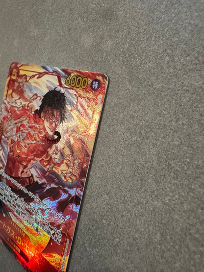 Portgas D Ace OP16-118 SEC Parallel Clash of Fate One Piece trading card Japan import