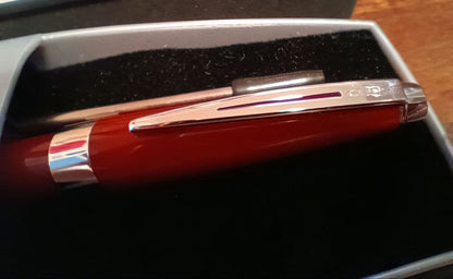 Cross Twist Ballpoint Pen Red Ink Black with Box and Refill