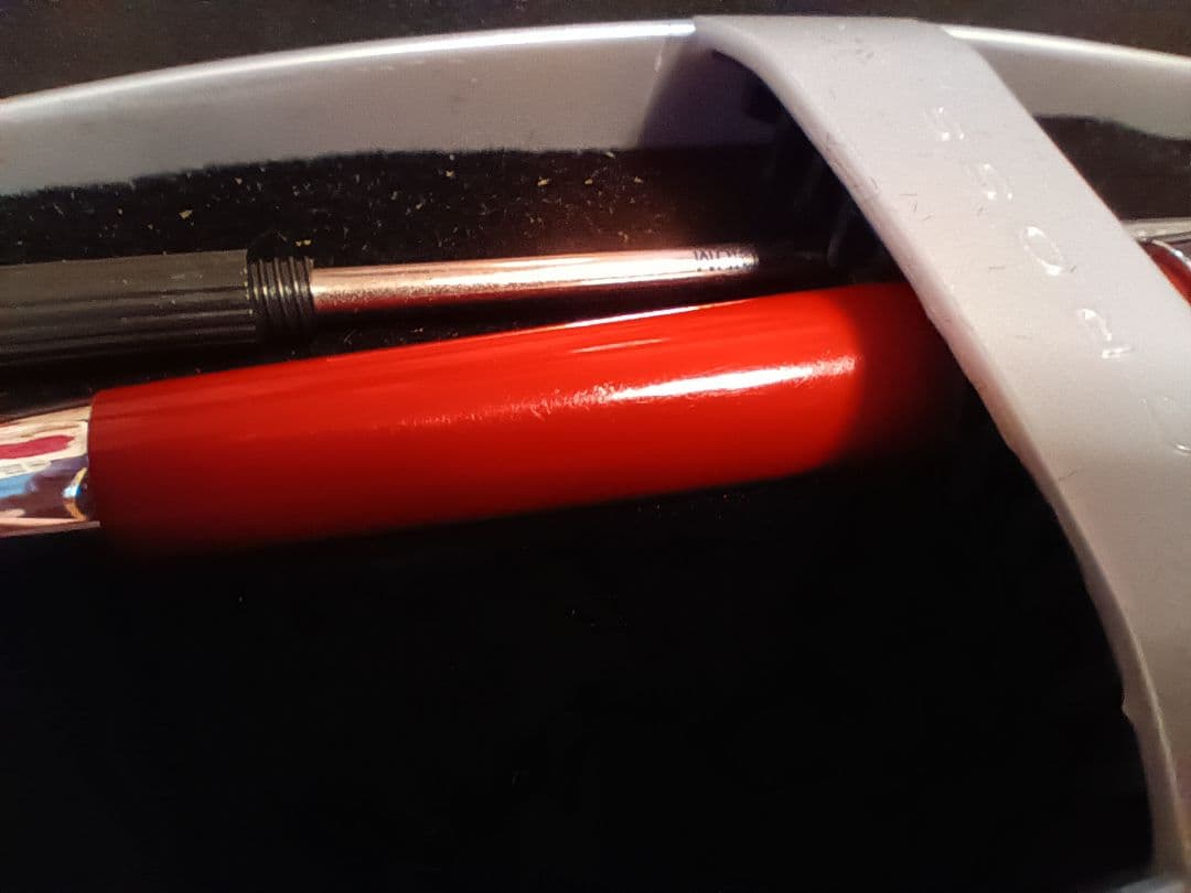 Cross Twist Ballpoint Pen Red Ink Black with Box and Refill