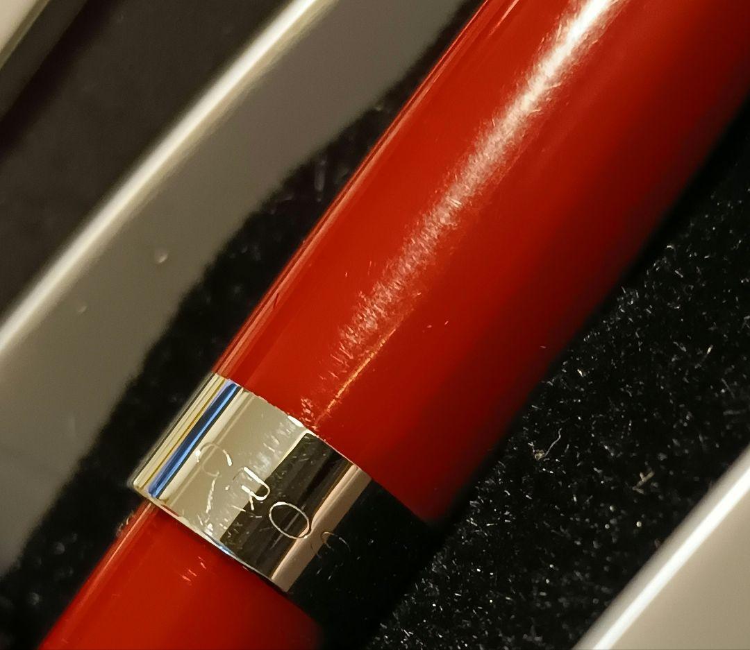 Cross Twist Ballpoint Pen Red Ink Black with Box and Refill