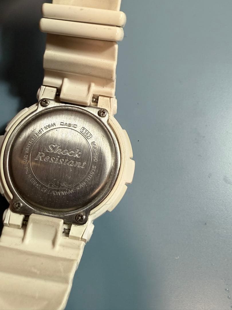 Casio Baby-G BGA-190 Dual Dial World Time Digital Watch with 48 Cities, Shock Resistant — Japan Import