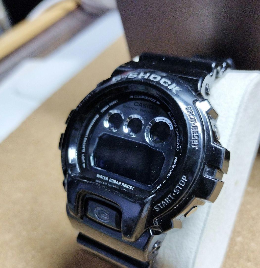 Casio G-Shock DW-6900NB Watch with Silver Dial and Black Band Japan Import