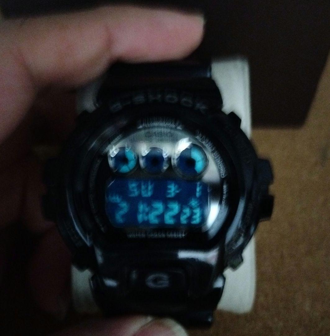 Casio G-Shock DW-6900NB Watch with Silver Dial and Black Band Japan Import