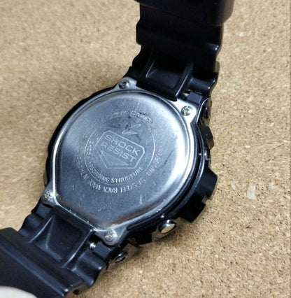 Casio G-Shock DW-6900NB Watch with Silver Dial and Black Band Japan Import