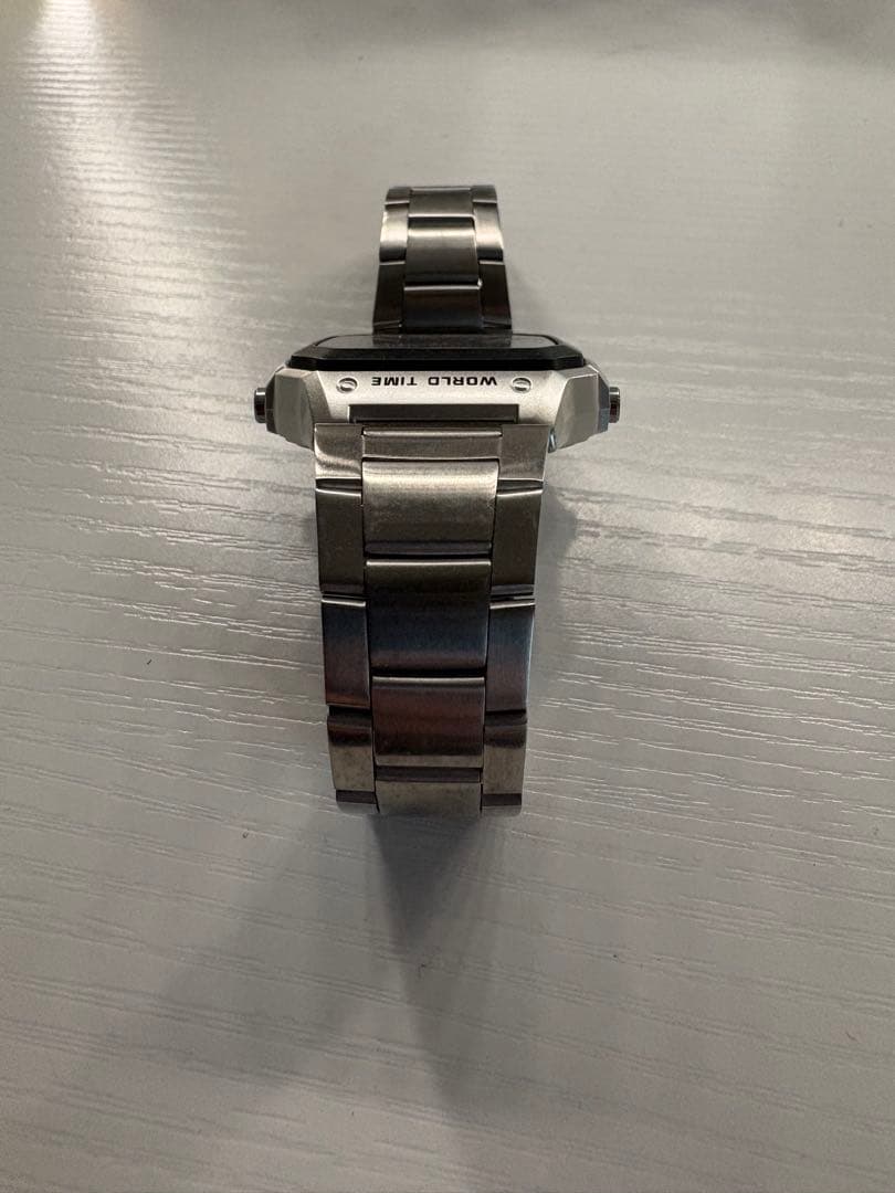 Casio Digital Watch - World Time Stainless Steel Silver — Japan Import