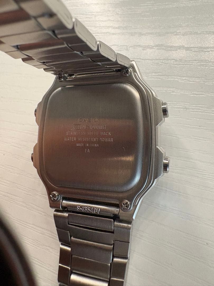 Casio Digital Watch - World Time Stainless Steel Silver — Japan Import