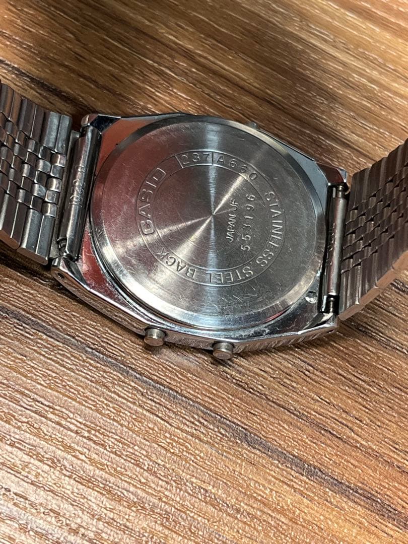 Casio A660 Module 237 Digital Watch from 1980s — Japan Import