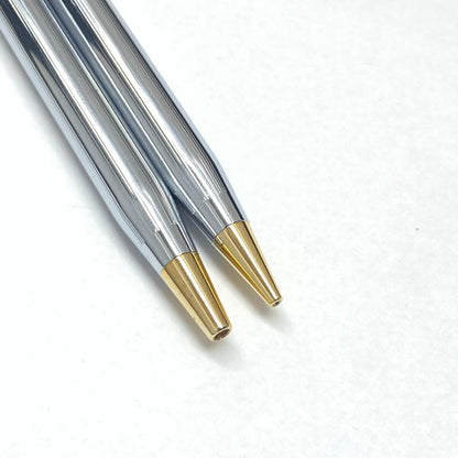 Cross Classic Century USA Chrome Ballpoint Pen and Mechanical Pencil Set with Case