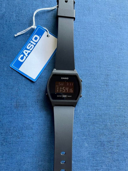 Casio Digital Watch Black Model Lightweight with Large Display Japan Import