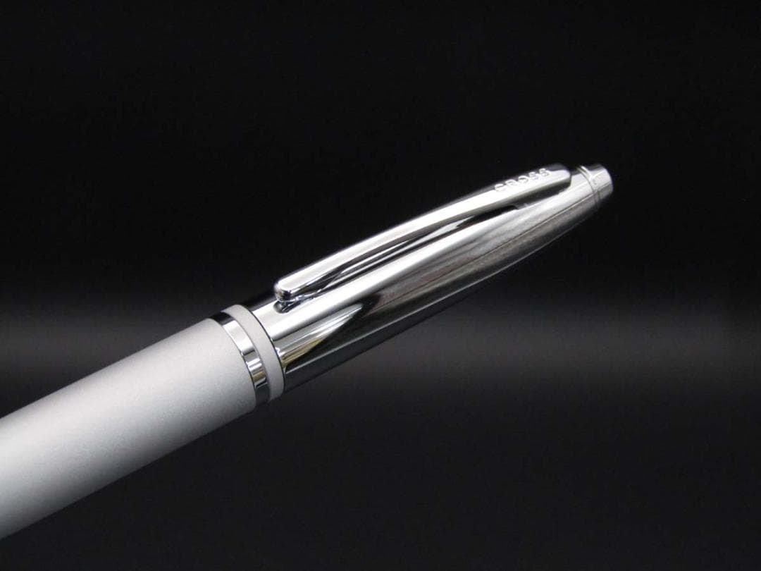 Cross Kurei AT0112-4 Satin Chrome Oil-Based Ballpoint Pen Japan Import