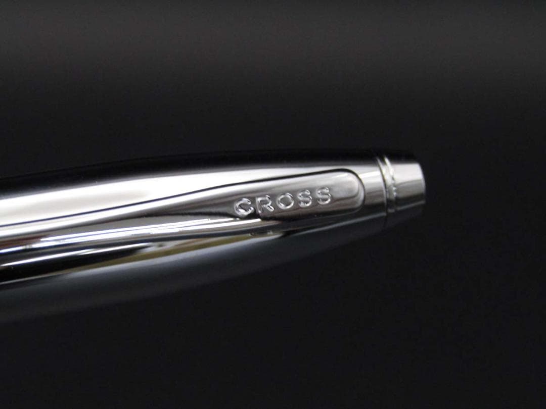 Cross Kurei AT0112-4 Satin Chrome Oil-Based Ballpoint Pen Japan Import